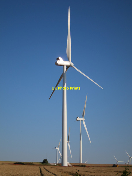 Photo 6"x4" Wadlow Wind Farm Lark Hall Heath Fm c2012