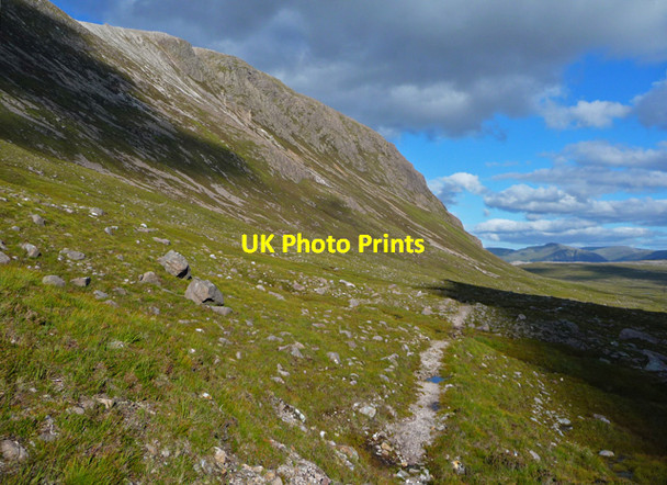 Photo 6"x4" Path below Beinn Liath Mh\u00c3\u00b2r Beinn Liath Mh\u00f2r c2012