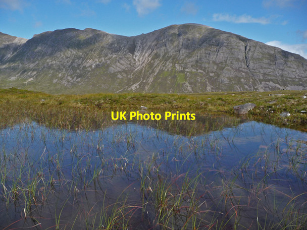 Photo 6"x4" Shallow lochan in Coire L\u00c3\u00a0ir Balnacra c2012