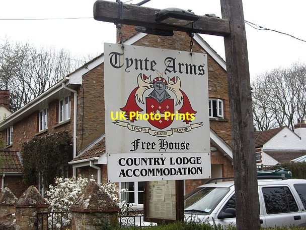 Photo 6"x4" Tynte Arms sign Andersfield c2012