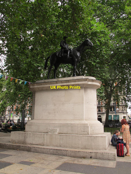 Photo 6"x4" Equestrian Statue of Marechal Foch Westminster c2012
