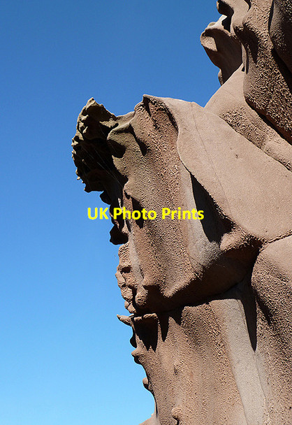 Photo 6"x4" Weathered sandstone rocks at Ross Point Ross\/NT9660 c2012