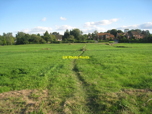 Photo 6"x4" Path across Stillingfleet Green Stillingfleet c2012