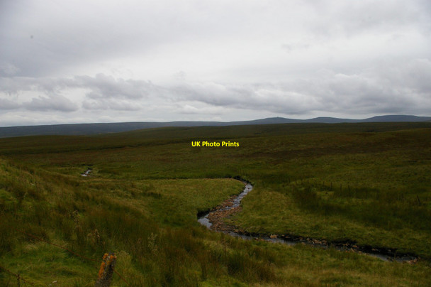 Photo 6"x4" Crook Burn from the county boundary at Yad Moss Yad Moss\/NY7835 c2012