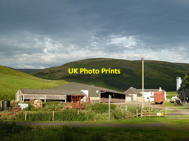 Photo 6"x4" Cocklawfoot Farm Sourhope c2012