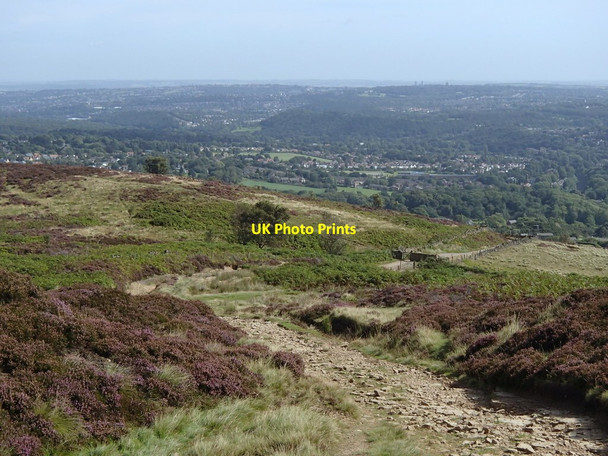 Photo 6"x4" Track towards the edge of the moorland Owler Bar c2012