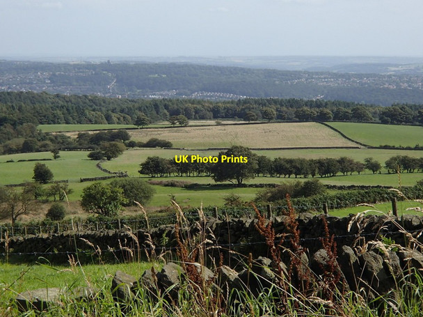 Photo 6"x4" View east from Houndkirk Road Ringinglow c2012