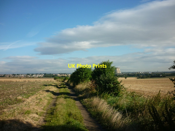 Photo 6"x4" Lower Taythes Lane towards Ferrybridge Knottingley c2012