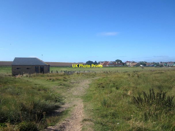 Photo 6"x4" Bamburgh Links Car Park Bamburgh c2012