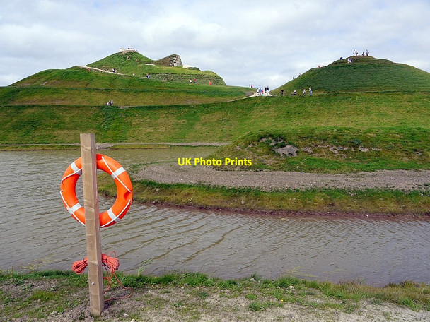 Photo 6"x4" Lifebelt near Nothumberlandia's right hand Shotton\/NZ2278 c2012