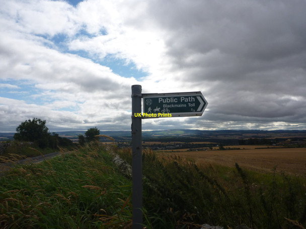 Photo 6"x4" East Lothian Landscape : Sunshine and showers on the Camptoun Road Haddington\/NT5173 c2012