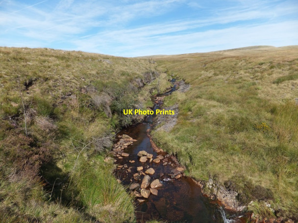 Photo 6"x4" Incised stream Glyntawe c2012