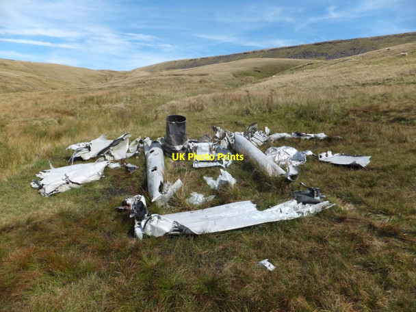 Photo 6"x4" Air crash site in late 2012 Cefn Rhudd c2012