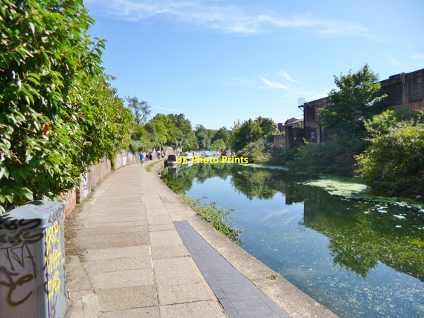 Photo 6"x4" Cambridge Heath, moorings Bethnal Green c2012