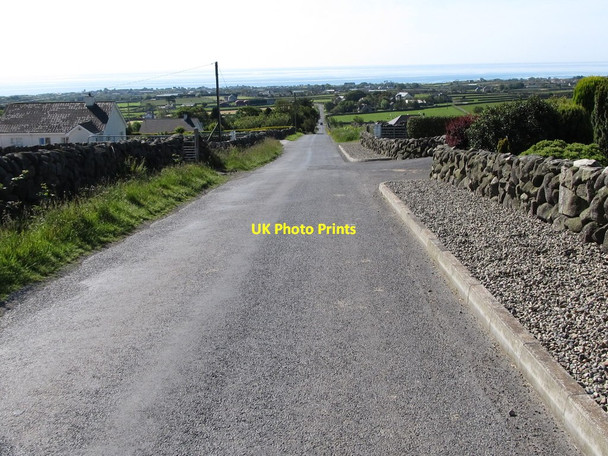 Photo 6"x4" View south-eastwards along Oldtown Road from near the junction with Head Road Annalong c2011