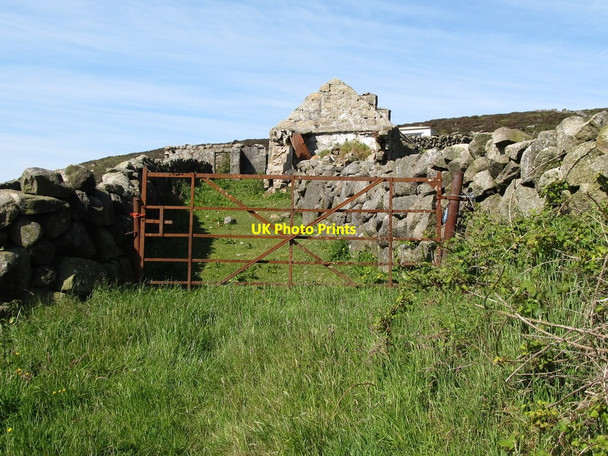 Photo 6"x4" Disused cottage on the moorland edge Annalong c2011