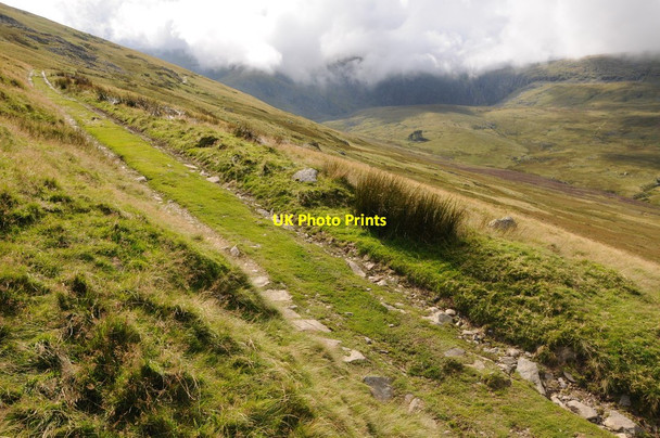 Photo 6"x4" Track ascending Clogwyn Maldy Clogwynyreryr c2012