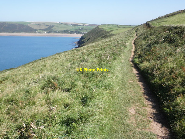Photo 6"x4" South West Coast Path, on Baggy Point Croyde Bay\/SS4339 c2012