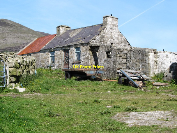 Photo 6"x4" Derelict cottage near Carrick Big Annalong c2011