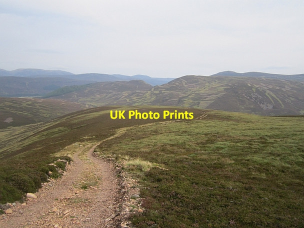 Photo 6"x4" Road on Carn nan Seileach Allt Connie c2012