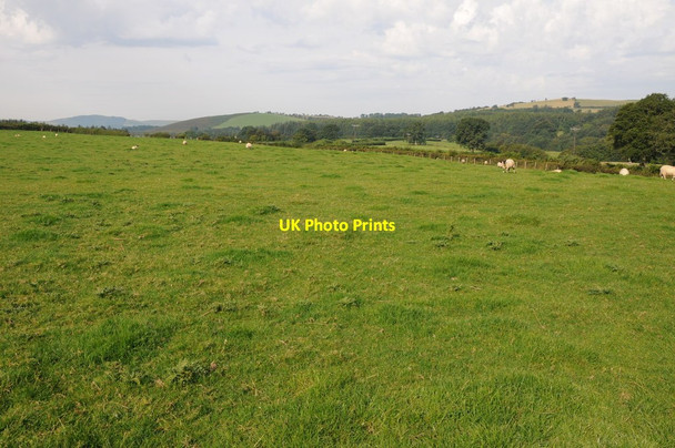 Photo 6"x4" Farmland north of Llanfechan Pentre-llwyn-llwyd c2012