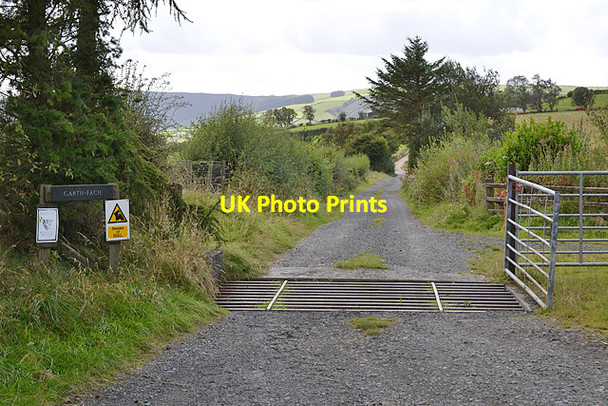 Photo 6"x4" Lane to Garth Fach farm Nantgwyn\/SN9776 c2012