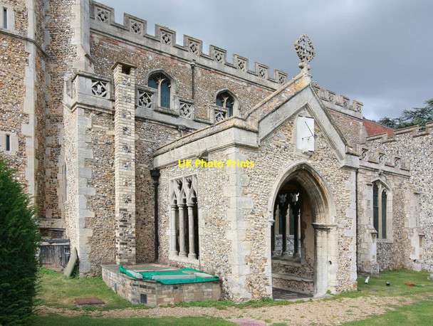 Photo 6"x4" St Mary, Rougham - Porch High Rougham c2012