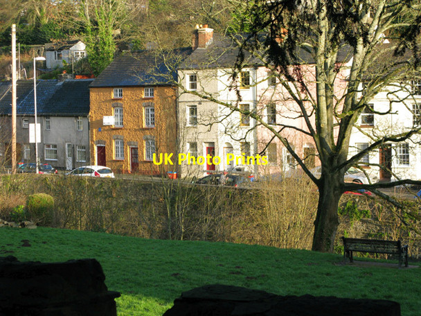 Photo 6"x4" Houses along Struet, Brecon Brecon\/Aberhonddu c2012