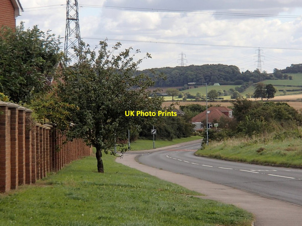 Photo 6"x4" Sandy lane at the edge of the housing Wickersley c2012