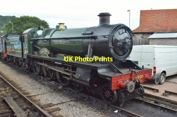 Photo 6"x4" GWR Raveningham Hall no. 4690 Minehead c2012