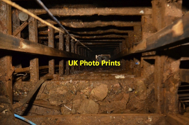 Photo 6"x4" Levant Mine - shaft Lower Boscaswell c2012