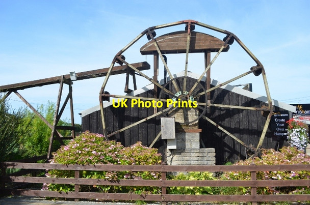 Photo 6"x4" Tolgus Tin - Dipper Wheel Redruth c2012