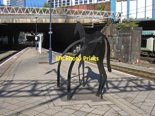 Photo 6"x4" Iron Horse, Birmingham New Street Station Lee Bank c2012