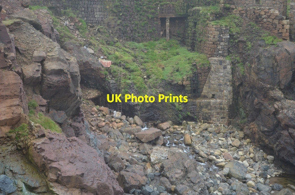 Photo 6"x4" Adit at Trewellard Zawn Lower Boscaswell c2012