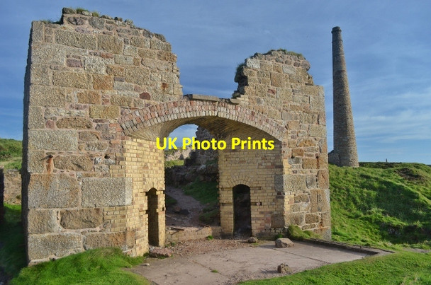 Photo 6"x4" Botallack Arsenic Kiln Boscean c2012