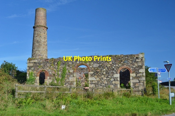 Photo 6"x4" South Tincroft Compressor House Camborne c2012