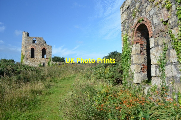 Photo 6"x4" South Tincroft Mine Camborne c2012