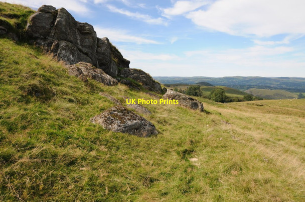 Photo 6"x4" Rocks on Gilwern Hill Camnant\/SO0956 c2012