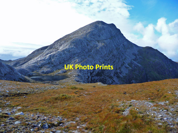 Photo 6"x4" Bealach a' Choire Ghairbh Meall nan Ceapairean c2012
