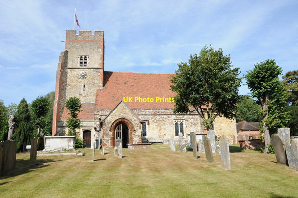 Photo 6"x4" Ightham church Ightham c2012