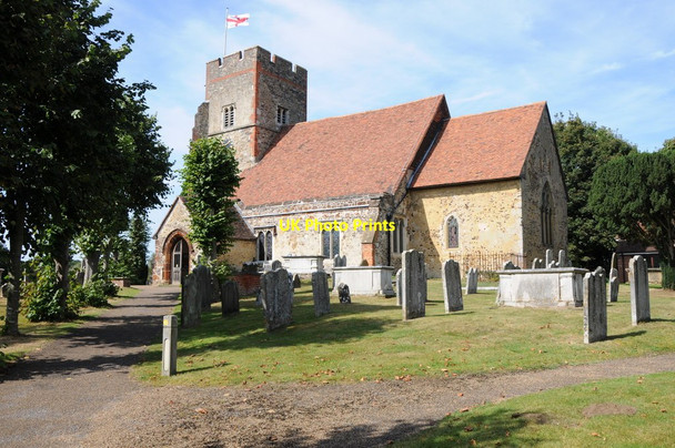 Photo 6"x4" Ightham church Ightham c2012