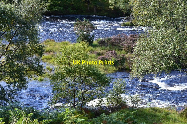 Photo 6"x4" An island in the River Kirkaig Inverkirkaig c2012