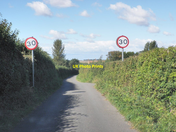 Photo 6"x4" The southern approach to Shurton Shurton c2012
