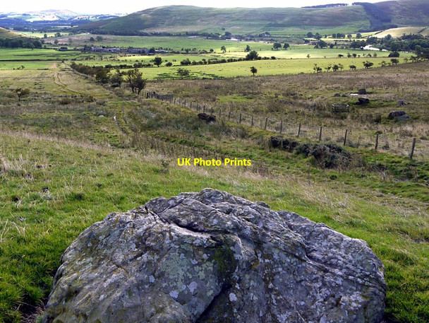 Photo 6"x4" Large rock below Reaveley Hill Ingram c2012