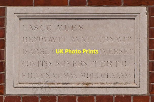 Photo 6"x4" Plaque, Reigate Priory Reigate c2012