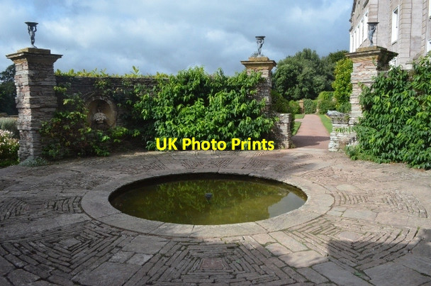 Photo 6"x4" Hestercombe Gardens - fountain Gotton c2012