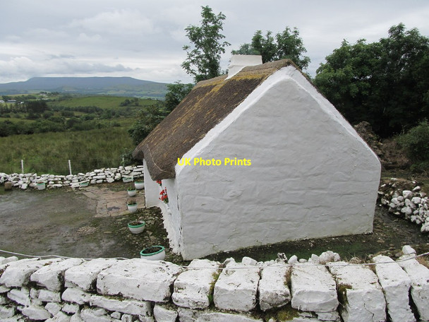 Photo 6"x4" Margaret Gallagher's Cottage with Cuilcagh Mountain in the background Boho c2012