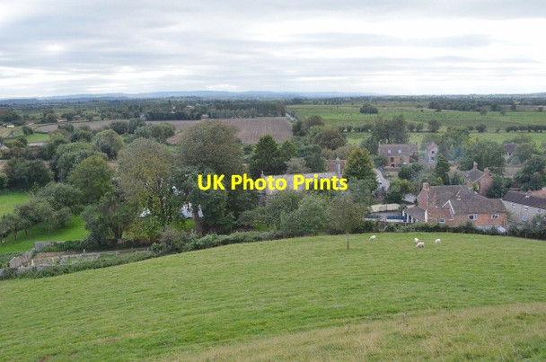 Photo 6"x4" View from Burrow Mump Burrowbridge\/ST3530 c2012