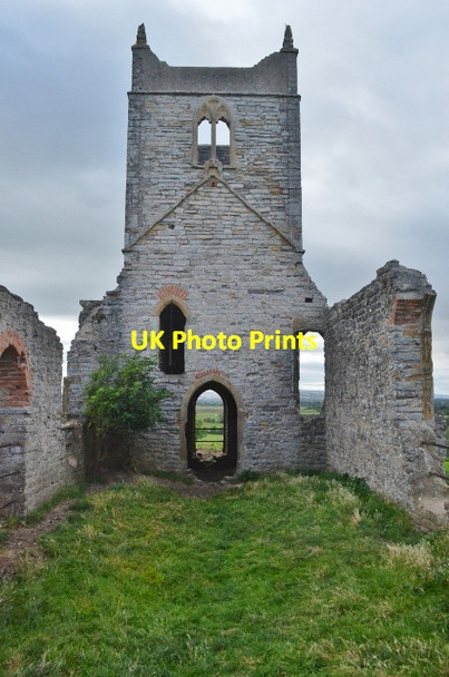 Photo 6"x4" Burrow Mump Church Burrowbridge\/ST3530 c2012 P1