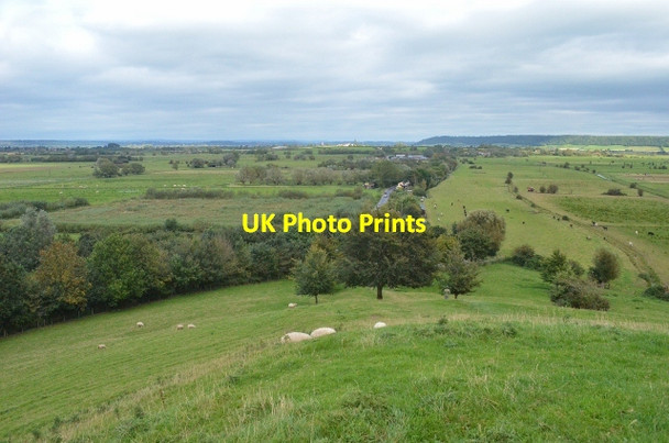 Photo 6"x4" View from Burrow Mump Burrowbridge\/ST3530 c2012 P1